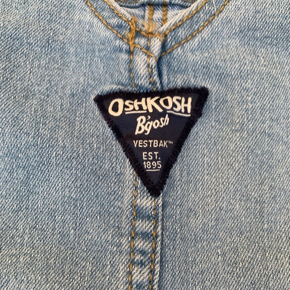 NWT OshKosh B’Gosh Denim Overalls, Sz Toddler 2T - Picture 3 of 3